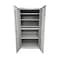 Steel Cabinets Usa Storage Cabinet, 72 in H, 36 in W, Dove Gray, 4 Shelves UA-362472-G - alternate 3